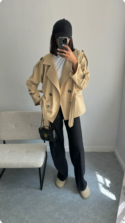 ترنچ کت پاییزه