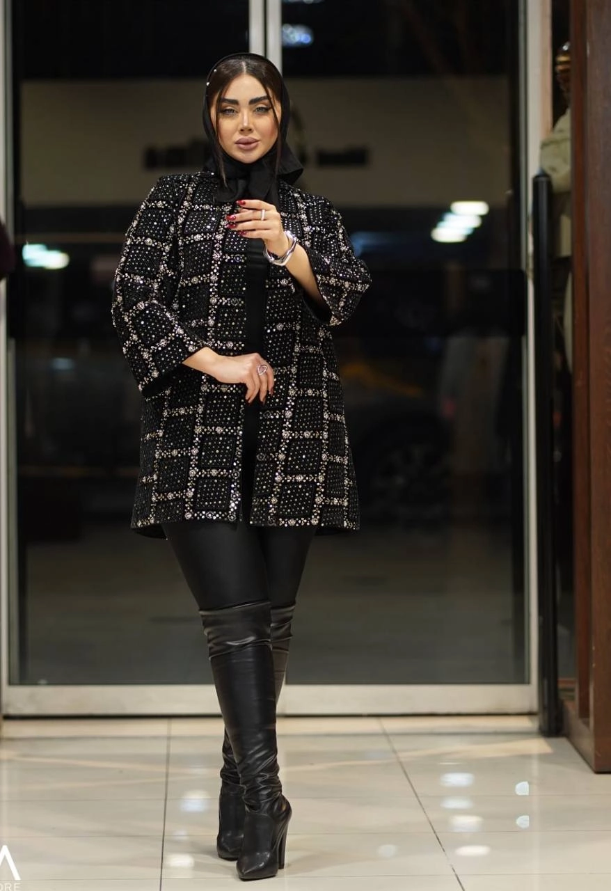 کت سوزن دوزی جواهر