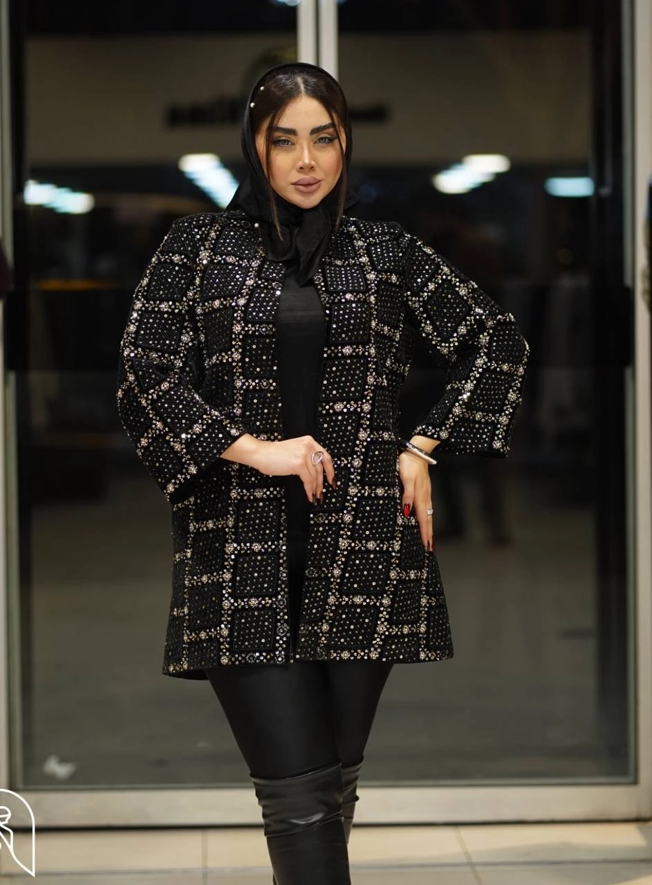 کت سوزن دوزی جواهر