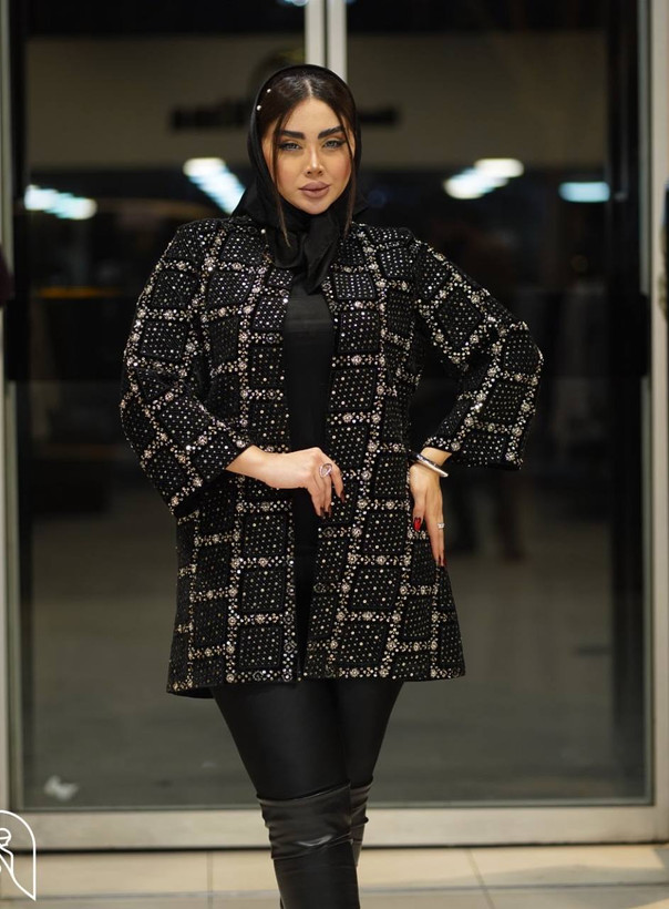 کت سوزن دوزی جواهر