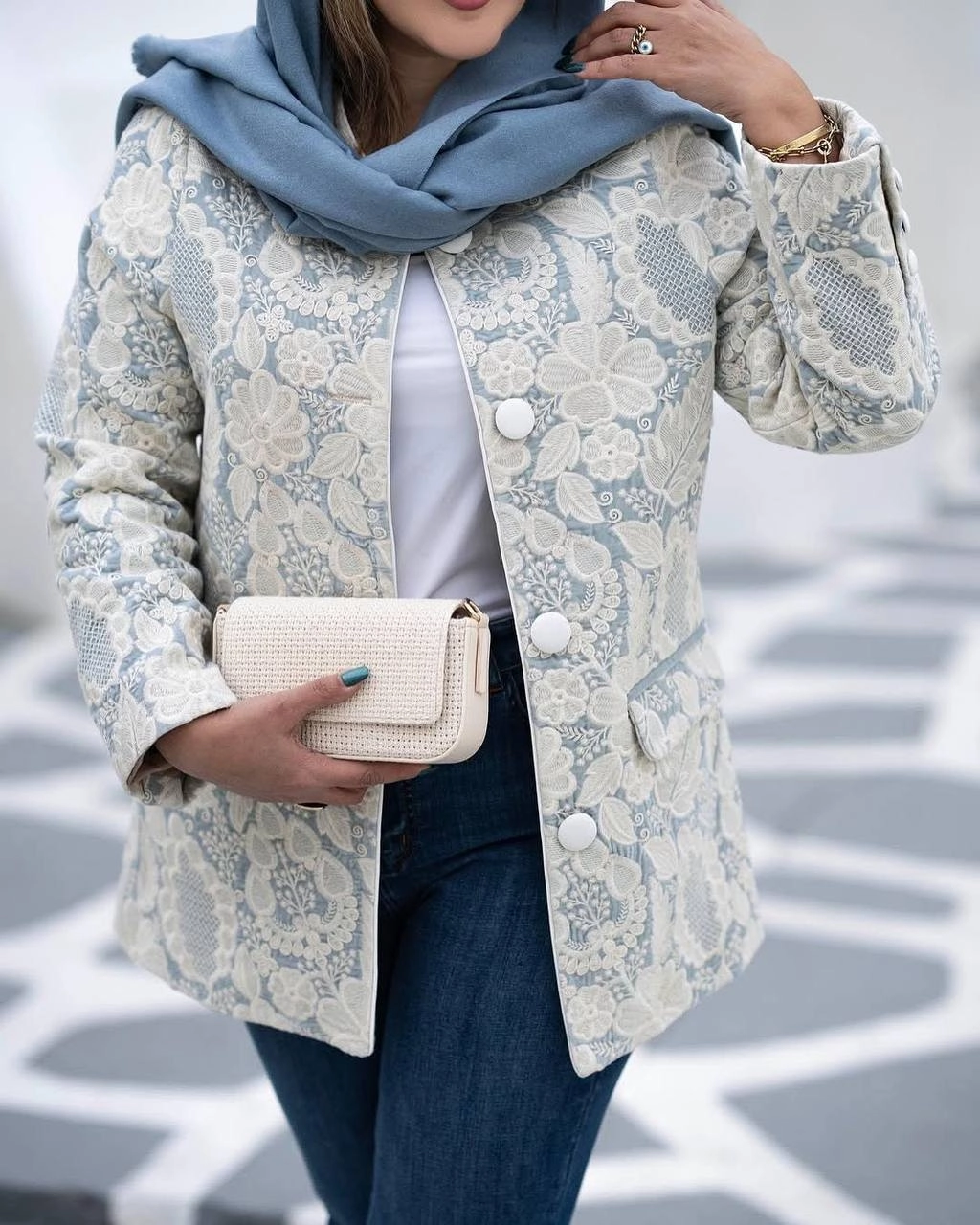 کت سوزن دوزی برکه