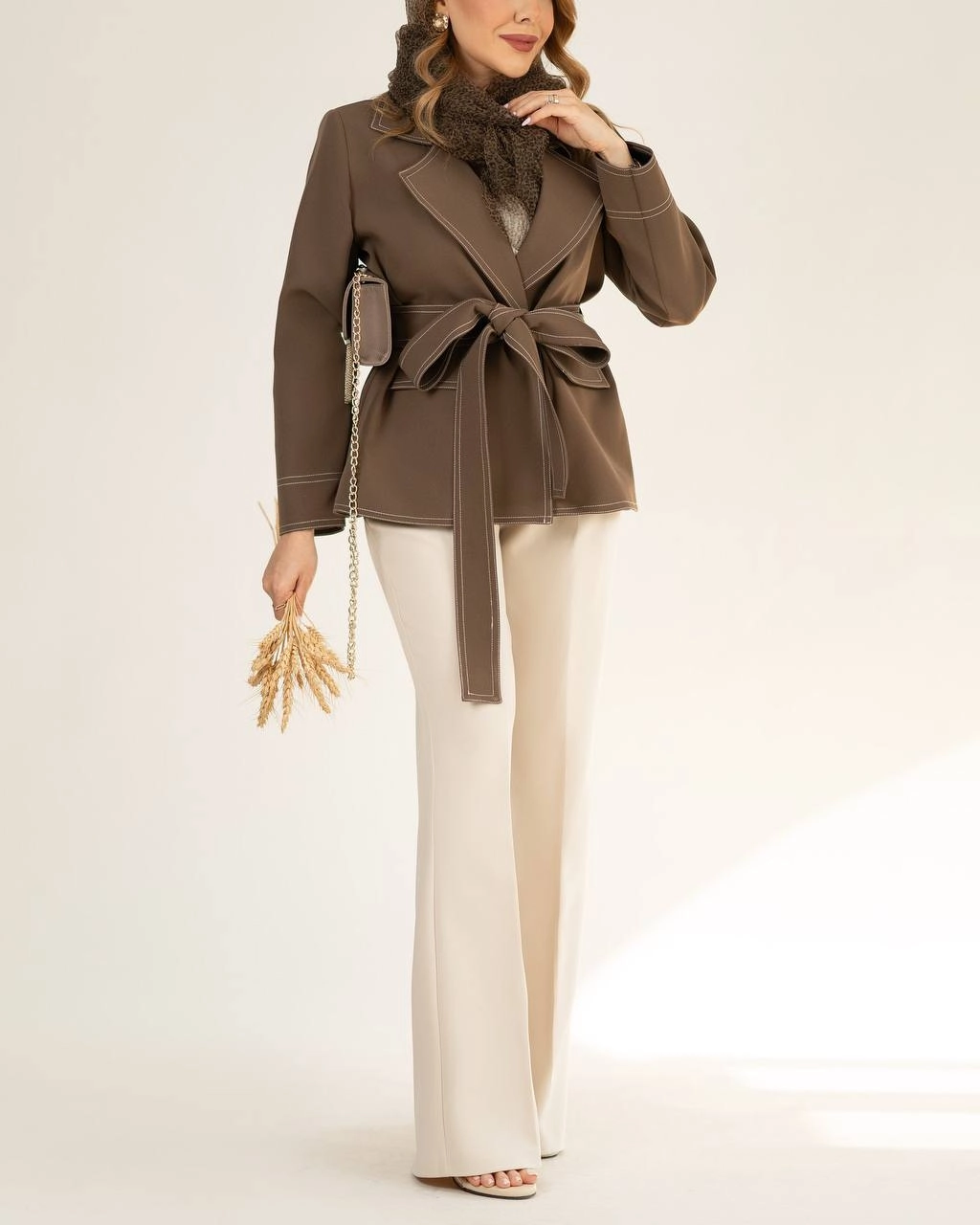 کت و شلوار موکا